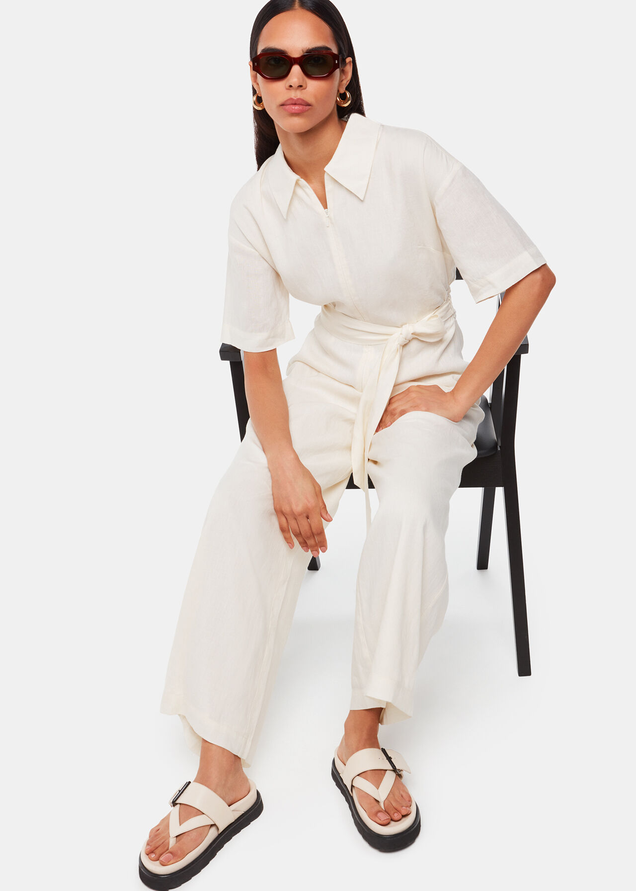 Sutton Toe Post Buckle Sandal